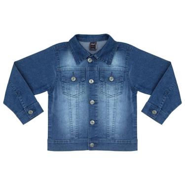 Imagem de Jaqueta Infantil Look Jeans Clássica Jeans - 02 - UNICA-Masculino