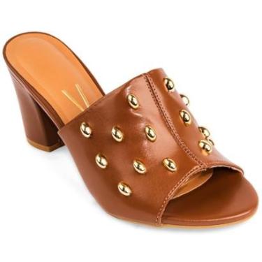 Imagem de Sandália Vizzano Salto Grosso Médio Estilo Moda Original 6262-Feminino