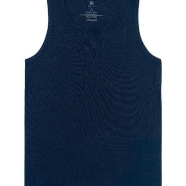 Imagem de Regata Malwee 1000124200 Masculina Ribana Canelada T. P/XGG-Masculino