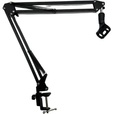 Imagem de Suporte Para Microfone De Mesa Profissional Ajustável Braço Articulado