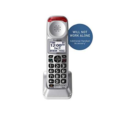 Imagem de Panasonic Telefone sem fio DECT 6.0, acessório de identificação de chamadas, compatível com sistemas de telefone sem fio KX-TGM450S - KX-TGMA45S (prata)