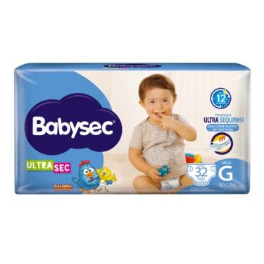Imagem de Fralda Descartável Infantil Babysec UltraSec Noturna Mega (G)