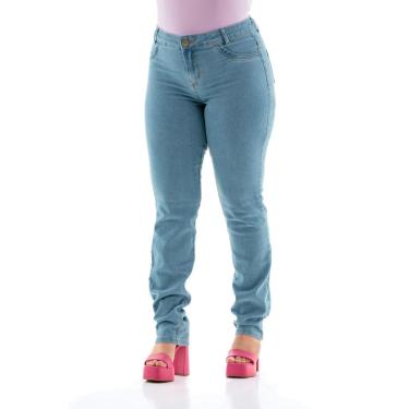 Imagem de Calça Jeans Feminina Slim com Detalhe 2 Ag. Finas-Feminino