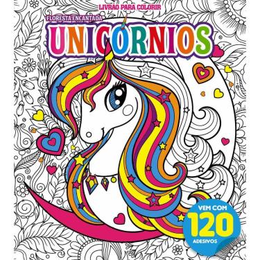 Imagem de Floresta Encantada Livrão para Colorir