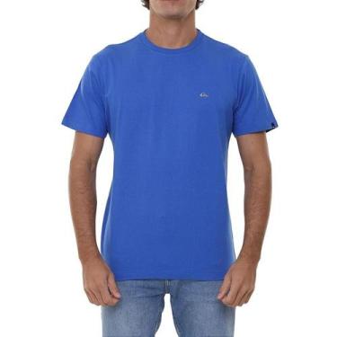 Imagem de Camiseta Quiksilver Embroidery Masculina Azul