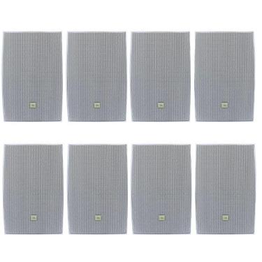 Imagem de Kit 8 Caixas JBL C521B Passiva Branca - 40 Watts RMS
