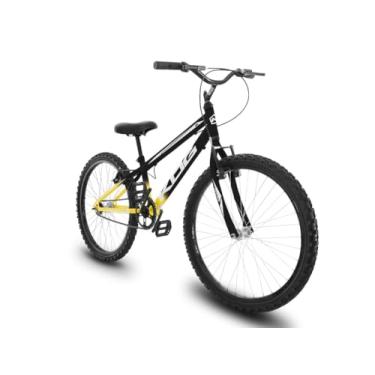 Imagem de Bicicleta Infantil Masculina Aro 24 KOG Alumínio Rebaixada,Amarelo Degrade Branco