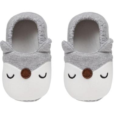 Imagem de Pantufa Para Bebê Buba Raposa Cinza 