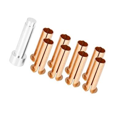 Imagem de Motoforti Forros de bucha de dobradiça de porta de carro, para Jeep Wrangler 1986-2006, alumínio de ferro, tom prateado, tom de cobre, 1 conjunto