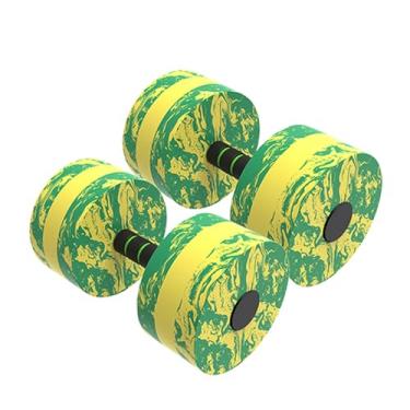 Imagem de Deevoka 2x halteres de água halteres aquáticos halteres de piscina flutuante halteres de espuma aquática para aeróbica aquática, Redondo 27x15x15cm