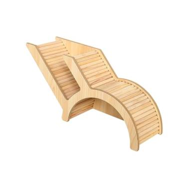 Imagem de Generic Madeira pequeno animal esconderijo cabana jogar brinquedo casa de hamster de madeira pequeno castelo de estimação casa hamster esconderijo para ratos, estilo B