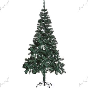 Imagem de Arvore de Natal 1,80 M 400 Galhos Pinheiro Verde Premium Pinheiro Decoração Natalina Cheia Pinheirinho Natalino Fácil Montagem Reforçada
