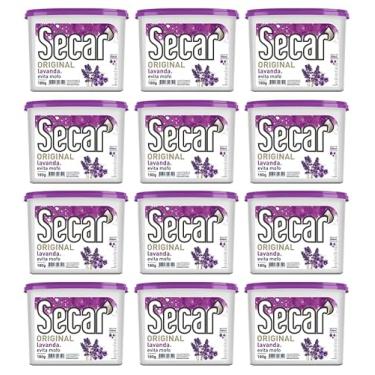 Imagem de Anti Mofo Secar 12un X 180g - Desumidificador Armário Gaveta (Lavanda)
