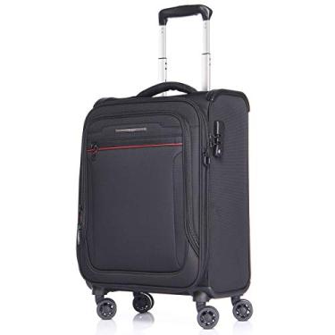 Imagem de Verage Cambridge Mala de viagem leve e expansível com rodinhas, Preto, Carry-On 20-Inch...