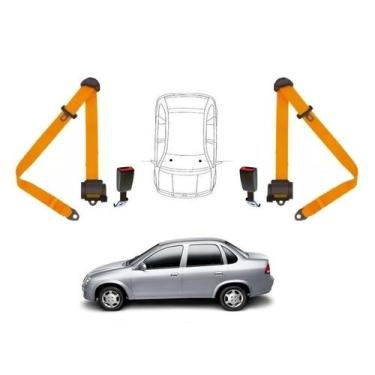 Imagem de Par de Cintos de Segurança 3 pontos classic+ Par de Fechos - HCML, Lar