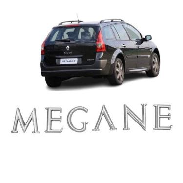 Imagem de Emblema Letreiro Megane Ano Modelo 09 a 12 Peça Cromada Fita 3M - Rena