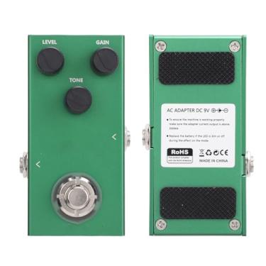 Imagem de Pedal de Guitarra Overdrive Vintage Com 3 Botões de Controle, Leve e Portátil, Mini Pedal de Efeitos Overdrive para Desempenho