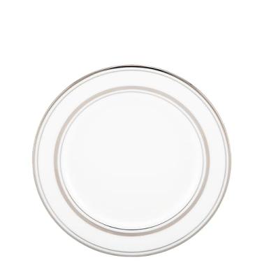 Imagem de Prato de pão de platina Kate Spade Library Lane, 200 g, branco