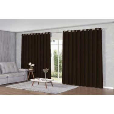 Imagem de Cortina Blackout 8 Metros Para Porta Vidro Blindex Balcão 8,00x2,70 - 