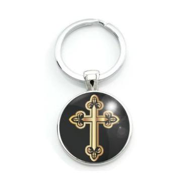 Imagem de Chaveiro Cruz Dourada da Cristandade - RECANTOASTRALSITE