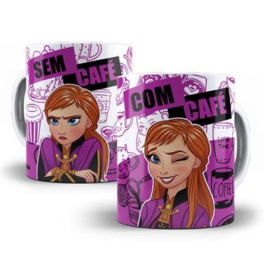 Imagem de Caneca Anna Frozen Com Café Sem Café Porcelana Personalizada - Tio da 