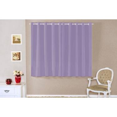 Imagem de Cortina microfibra 2,00m x 1,60m - lilas - Enxovais Aquarela LTDA