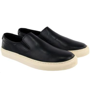 Imagem de Sapato Mocassim Yacht Masculino Couro Sapatilha Slip On - Silver Calça