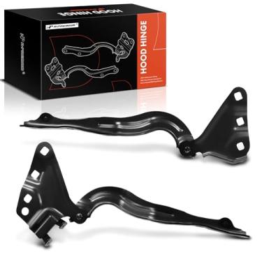 Imagem de A-Premium Dobradiças do capô dianteiro do motorista e do passageiro compatíveis com Chevrolet Silverado 1500 2019-2023, Silverado 1500 LTD 2022, lado esquerdo e direito dianteiro, conjunto de 2 peças,