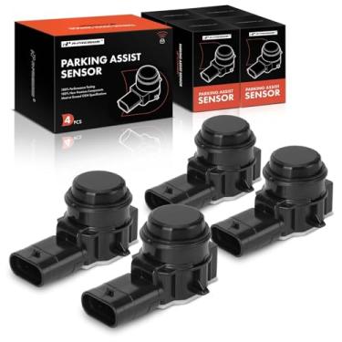 Imagem de A-Premium Sensor de assistência de estacionamento de reserva reversa de 4 peças compatível com modelos selecionados BMW - 320i, 320i xDrive, 328d, 328i GT xDrive, 330e, 335i, 428i, 430i Gran Coupe,