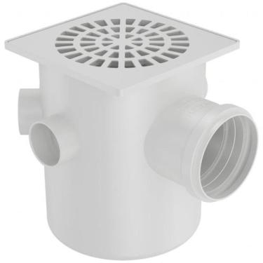 Imagem de Caixa Sifonada Anti Odor Ralos Banheiro 150x185x75mm - FORTLEV