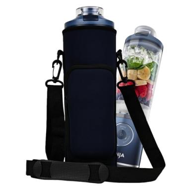 Imagem de Bolsa de armazenamento portátil para liquidificador Ninja Blast Max, liquidificador portátil com alça de ombro e bolso acessório para Ninja Blast Max BC251NV/BC251GY/BC251MT/BC251PK/BC251LD