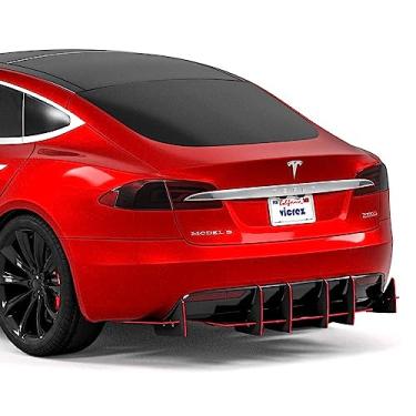Imagem de Vicrez Genali VR2 Rear Diffuser vz102640 Compatible with Tesla Model S 2015-2022