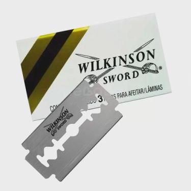 Imagem de Lâmina de Barbear Aço Inoxidável Wilkinson Sword 3 Lâmina