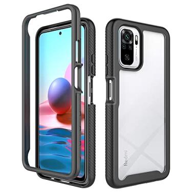 Imagem de Kukoufey Capa compatível com Xiaomi Poco M5s, compatível com Xiaomi Redmi Note 10 4G, capa protetora antiqueda e absorção de choque compatível com Xiaomi Redmi Note 10s 4G capa preta