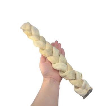 Imagem de Brinquedo Mordedor Para Cães Natural Luv Pele De Boi 1un