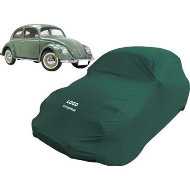 Imagem de Capa Automotiva Para Volkswagen Fusca Tecido Helanca Lycra - Mz, Verde