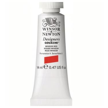 Imagem de Guache Winsor Newton Designers 14ml S3 726 Winsor Red - Winsor & Newto