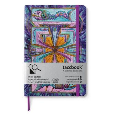 Imagem de Caderno Pautado taccbook Ubíquito Enlace 14x21 Flex