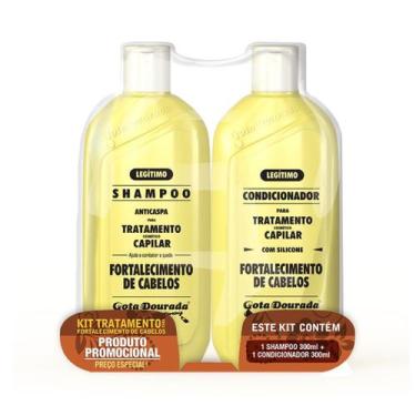 Imagem de Kit Shampoo e Condicionador Tratamento Para Fortalecimento de Cabelos 
