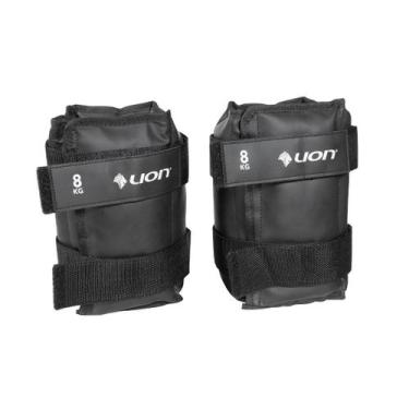 Imagem de Par Tornozeleira Caneleira de Peso 8 kg Exercício Academia - Lion Fitn