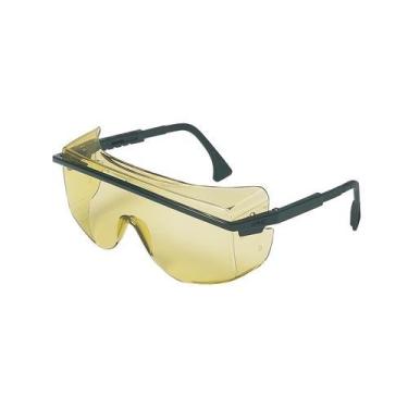 Imagem de UVEX by Honeywell 763-S2504 Astrospec Series 3001 OTG Safety Eyewear, Black Frame, Gray Lens, Ultra-dura Anti-scratch Coating (Pack of 10)