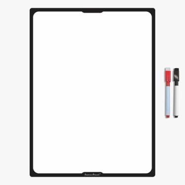 Imagem de Mega Lousa Planner Magnético para Geladeira Com Ímã - Recados Anotações Lembrete - 2 Canetas