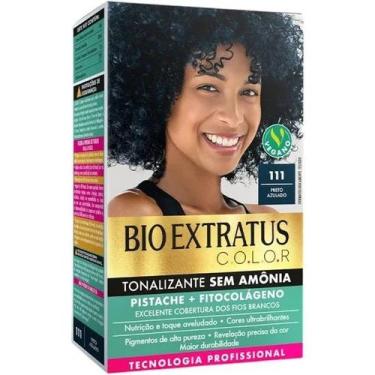 Imagem de Kit Tonalizante Bio Extratus 111 Preto Azulado
