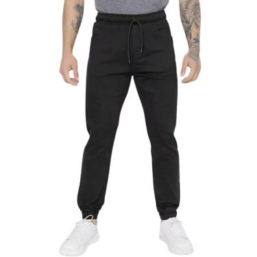 Imagem de Calça Jogger Masculina Fatal Preta 28187 Preto