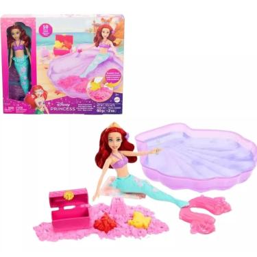 Imagem de Princesa Ariel Aventura na Piscina Boneca Disney - Mattel HWB39