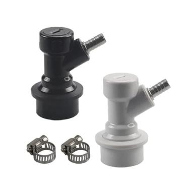 Imagem de Fabricação caseira de cerveja Cornelius Keg Ball Lock Disconnect, Gas Disconnect, 1,4 Barb Ball Lock, Liquid Disconnect, 1,4 Barb Acessórios para vinho