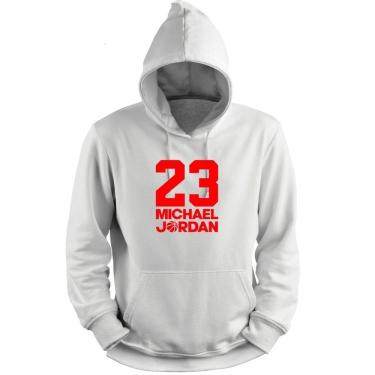Imagem de Blusa Moletom Capuz Basquete 23 Michael MJ Buullss Basketball