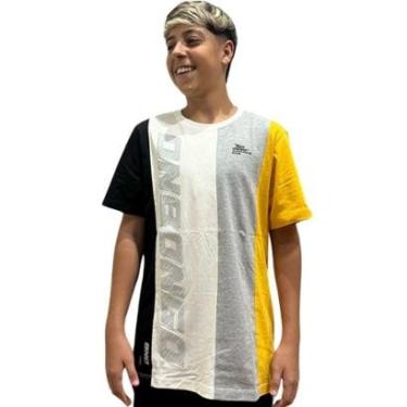 Imagem de Camiseta Masculina Onbongo Four Laque Amarela ON266 Amarelo-Masculino
