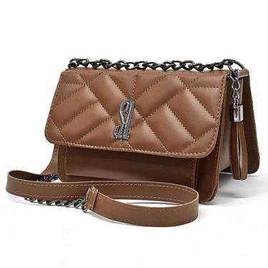 Imagem de  Bolsa Feminina Le Boy Bordada, Pequena, Elegante, Luxuosa,  Alça Lisa