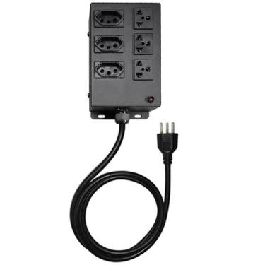 Imagem de Régua 6 Tomadas Mista 4000w - CBI Iluminação, 3 Metros